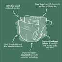 Eco by Naty Baby Diapers - Plant-Based Eco-Friendly Diapers, Great for Baby Sensitive Skin and Helps Prevent Leaking (Size 6, 102 Count)