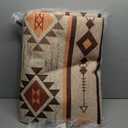 B BENRON Western Rugs for Living Room 8x10, Non Slip Extra Large Rug for Bedroom Dining Table Kitchen, Soft Throw Rugs with Rubber Backing Washable, Warm Beige