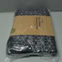 KeaBabies Portable Diaper Changing Pad, Travel, Car - Large Waterproof Baby Changing Mat, Wipeable, Padded, On The Go Travel Diaper Clutch Bag, Easy to Use Pockets for Newborn Essentials (Black Geo)