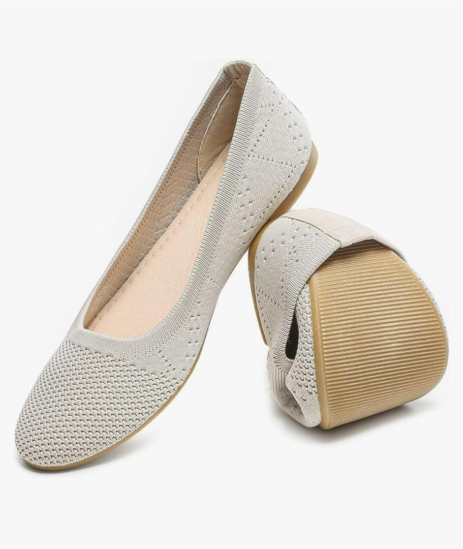 HEAWISH Comfortable Round Toe Flats Shoes Women, Slip On Ballet Flats for Women, Casual Women's Flats for Walking, Size 10