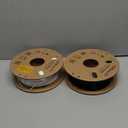 Creality Hyper PETG Filament Bundle 1.75mm 2KG for K1 Max/Ender 3 V3 SE/KE, 3D Printer Filament PLA Designed for High Speed 30-600mm/s, Dimensional Accuracy +/- 0.03 mm (Black & White 2-Pack)