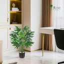 Der Rose Fake Plants Tall Green Artificial Tropical Faux Plants Indoor for Living Room Home House Decor