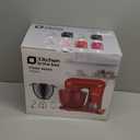 Kitchen in the box Stand Mixer, 5QT+4.5QT Two bowls Electric Food Mixer, 10 Speeds 3IN1 Kitchen Mixer for Daily Use with Egg Whisk,Dough Hook,Flat Beater (Frost White, 5QT)