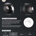 VEVOR Full Face Motorcycle Helmet DOT Approved, Dual Visor & Interchangeable Lens, Smart Street ABS Helmet Comfortable Motocross Helmet, Fit for Youth & Adults, Medium