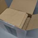 Outus 1000 Pcs Mini Flat Kraft Paper Bags Natural Treat Popcorn Party Favor Silverware Envelope Merchandise Bags for Cookies Desserts Snacks Sandwiches Chocolate Candy (5 x 7 Inch)