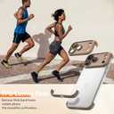 Frameles Phone CaseCompatible with iPhone 17 Pro CaseTPU Minimalist Protective. Brown