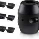 14.8oz(0.92lb) Universal Kitchen Pull Down Faucet Hose Weight Ball, Kitchen Sink Pull Out Sprayer Hose Gravity Ball Replacement Part, for Bathroom Basin Sink Stainless Steel & Braided Hose(Black)