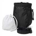 Climbing Chalk Bag for Rock Climbing - with Chalk Ball - Adjustable Black Chalk Bag Bouldering for Rock Climbing Equipment