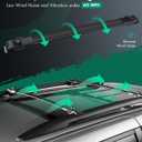 Scitoo Roof Rack Cross Bars Baggage Carrier for Toyota Sienna 2011-2020 Black 2 Pcs Roof Top Rack Luggage Carrier