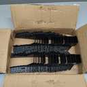 (30-Pack) Calvana 2x6 Black Steel Joist Hangers, Double Shear Face Mount Rafter Brackets for Wood, Hurricane Ties for Rafters and Deck Brackets, for Pergola Hardware, Floors, Decks, Ceilings