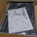 STORAGE MANIAC Rolling Laundry Hamper with Lid, 23.7 Gal (90 L) Large Tall Laundry Basket with Wheels & Handles, Aesthetic Dirty Clothes Hamper for Small Space, Dorm, Apartment, College, Black