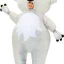 MT MENGTONG Inflatable Koala Costume for Adult Funny Blow up Costume Cosplay Fancy Dress Jumpsuit for Party Christmas Halloween Costume, Large