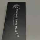 BLSSNZ Silk Sleep Mask for Women and Men - Soft Breathable Organic Natural Mulberry Silk Fabric Blackout Eye Mask with Adjustable Straps No Pressure Eye Mask for Travel Essentials Gifts (Black)