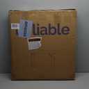 Folding Table 4 Foot Portable Heavy Duty Plastic Fold-in-Half Utility Table Small Indoor Outdoor Adjustable Height Folding with Carrying Handle, Camping and Party,White