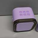 Mini Karaoke Machine for Kids, 2026 TOP Toys Birthday Gifts Ideas for Girls Ages 4, 5, 6, 7, 8, 9, 10, 12+ Years Old, Portable MP3 Player with 2 Wireless Mics for Family Home Party (Light Purple)