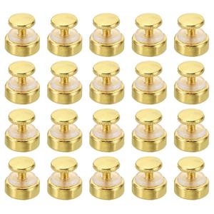 PATIKIL M4x12 Standoff Screws with Spacers, 20 Pack Wall Mounting Hardware Thumb Screw Fasteners for Acrylic Glass Signs Mirrors, Gold Tone 12mm