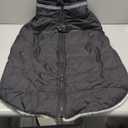 Mklhgty Large Dog Coat with Harness Built-in, Waterproof Reflective Fleece Lined - Warm Windproof Winter Jacket with Back Zipper, Cold Weather Snow Dog Coats - Black - 2XL