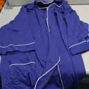 COLORFULLEAF Men's Bathrobes Summer Lightweight 100% Cotton Short Sleeve Robe for Mens with Pockets (XX-Large, 2-Cobalt Blue)