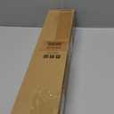 TANGWIN Black Adjustable Curtain Rods for Windows:18-45" Farmhouse Heavy Duty Curtain Rod for Bedroom Living Room, Boho Decorative Rustic Drapery Rods with Vintage Coastal Texture Finial, Matte Black