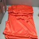 Red Satin Backdrop Curtains 2 Panels - Glitter Photo Drapes for Baby Shower, 10x10FT Shimmer Back Drop Cloth, Wrinkle Free for Birthday Party Prom Holiday Stage Background, 5ftx10ft