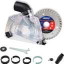 HERZO Cutting Dust Shroud for 5 inch and 4-1/2 inch Angle Grinder