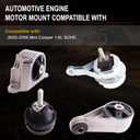 SHERXINBO Engine Motor Mount for Mini Cooper, 1.6L SOHC, 2002-2006, A4032 A4026 A4066 2211675973