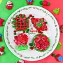 2 x 4PCS Christmas Squishy Kit, Squishys Fidget Toys for Kids, Christmas Fufu Squeeze Squishy Pack, Big Squishies Toys for Stocking Stuffers, Adults, Party Favors, Gifts (Cake, Croissant, Waffle, Glove)