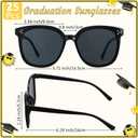 Graduation Gifts Kids Sunglasses My Future Is Bright I Have to Wear Shades Cards Graduation Party Favor (Black)