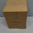 LE TAUCI Utensil Holder, 7.3"+5.4" Ceramic Kitchen Utensil Holder for Countertop, Large Cooking Utensil Crocks Gift for Mom, Boho Farmhouse Kitchen Decor, Set of 2, Reactive Glaze Arctic White