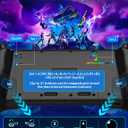 Fasceote Wireless Switch Controller for Nintendo Switch/OLED/Switch 2, Rechargeable Pro Controllers with 15 Lights Color, Retractable One-piece Handheld Control with Hall Effect Joysticks,Turbo, Dual Vibration