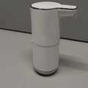 Mooas Automatic Liquid Soap Dispenser, Pure Line Touchless Hand Soap Dispensers, USB Rechargeable Electric Sensor 4-Levels IPX6 Adjustable Dish Soap Dispenser for Kitchen Bathroom 11.8oz (White)