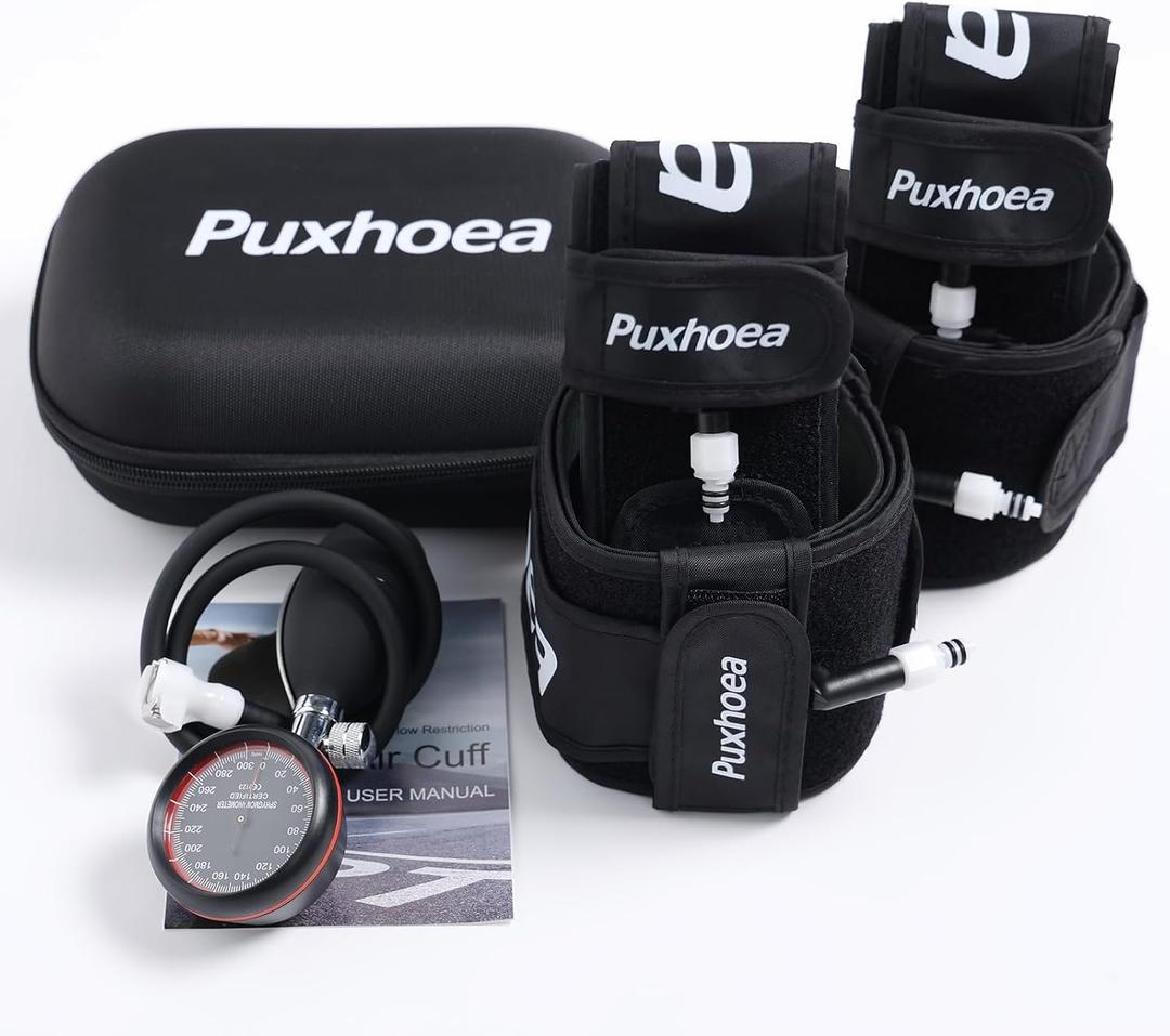 BFR Blood Flow Restriction Bands for Arms Legs Occlusion Training,Build Muscle Without Weightlifting Accurate Pump to Precisely Apply Pressure, for Men and Women Fitness Workouts