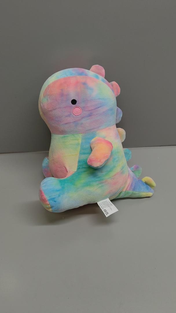 Cute Dinosaur Plush Toys, Fat Dinosaur Stuffed Animals Toys Dolls, Soft Plush Stuffed Animal Dino Plushie, Birthday Gifts for Kids Girls Boys Colorful 12 inch