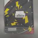 Trading Card Binder 4 Pocket,400 Pocket Card Collection Binder with 50 Removable Sleeves,PU Waterproof Top Card Book,3-Ring Zipper Collectible Trading Card Album for MTG/TCG/Card Holder Gift(Black) (Small)