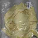 Women's Summer Elegant Sexy Satin Dress High Slit Cocktail Party Wedding Bridesmaid Maxi Dresses (Large, Yellow)