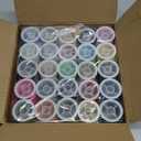 PH PandaHall 0.8mm Nylon String Beading Thread 25 Colors Chinese Knotting, Kumihimo Macrame Cord Wind Chime Blinds String for Macrame Friendship Bracelets Christmas Ornament, 250 Yards