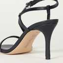 The Drop Women's Arco Strappy Heeled Sandal (8.5, Black)
