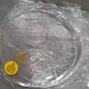 New Star Foodservice Restaurant-Grade Seamless Aluminum Pizza Baking Screen, 14 Inch, Pack of 6