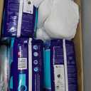 Because Overnight Absorbency Pull Ups - Adult Disposable Incontinence Underwear, Extra Absorbent Nighttime Briefs for Men and Women, White, XLarge, 20 Count