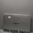 N NORTHSONG Large Diatomite Earth Bath Mat,Stone Bath Mat,Washable Rugs,Bathtub Mat -Rapid Water Absorption,Quick-Drying,Non-Slip for Bathroom and Kitchen-White