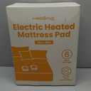 Electric Heated Mattress Pad King Size Heating Mattress Pad Dual Control 78x80IN Sherpa Warm Winter Deep Pocket 6 Heat Settings 1-9-Hour Timer Auto-Off Machine Washable Mocha Mousse New Launch