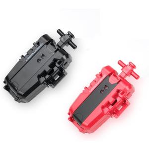 2 Pack X String Launcher, X Gyro Launcher Set for Players Battles, Only Work with X Right Spinning Tops (Red + Black)