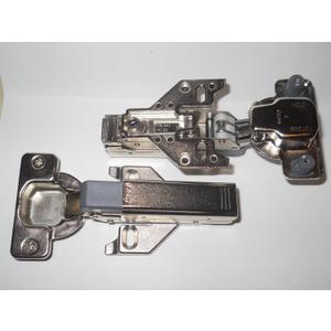 2 Blum 120 Degree Face Frame Clip On Hinge With Soft Close Adapters & Plates-Full overlay