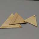 Jetec 3 Pcs 3 Size Wooden Mountain Sign for Cabin, Rustic Mountain Wall Decor, Adventure Camping Cabin Decor Sign for Living Room Bedroom Shelf Decoration(Brown)