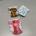 Pet Soft Female Dog Diapers, 3 Pack Washable Dog Diapers for Dogs in Heat Reusable Dogs Period Panties, Puppy Diapers Female (Flower, XS) (X-Small:7''-10'')