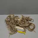Angoily 6pcs Real Human Hair Curly Hair Extensions Clip in Light Weight Ponytail Wig Tape
