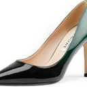 JOY IN LOVE Women's Pump Shoes 3.5" High Heels Pointy Toe Stiletto Pumps 6.5