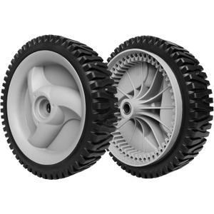 583719501 Front Drive Wheels Fit for Craftsman Mower - Front Drive Tires Wheels Fit for Craftsman & HU Front Wheel Drive Self Propelled Lawn Mower Tractor, Replace 532402657 194231X460, 2 Pack