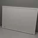 INNOVART White Cork Bulletin Board 36" X 24" with 10 Push Pins, Corkboard with White Wood Frame, Cork Notice Board Message Board, Framed Pin Board for Home, Office, School