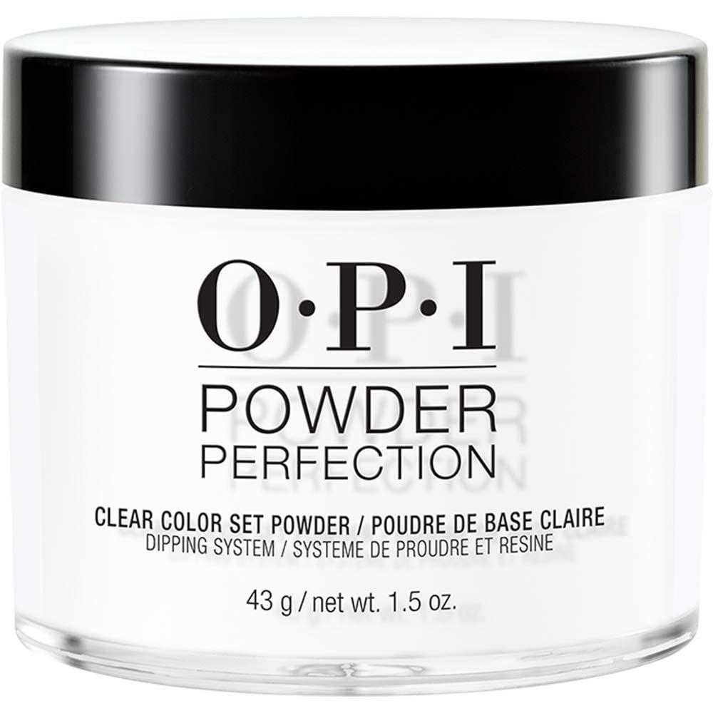 OPI Powder Perfection Clear Color Set | Color Setting Nail Dipping Powder | Protecs Color During Counturing & Wear | Acrylic Alternative
